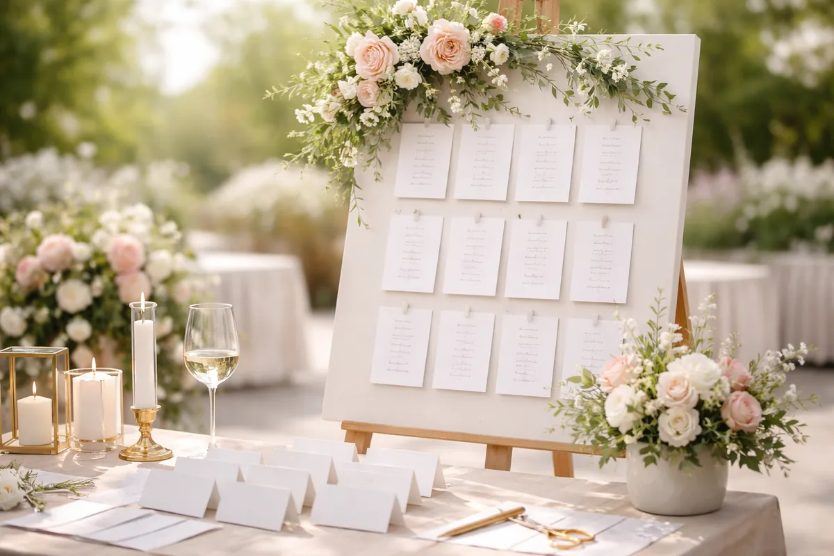 Comment faire un plan de table mariage sans prise de tête